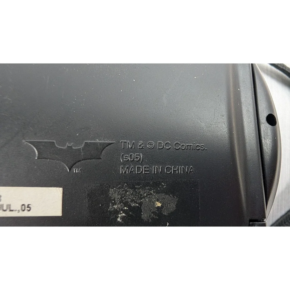 DC Comics Batman Begins 35mm Film Camera 2005 Black Bat - untested As-is